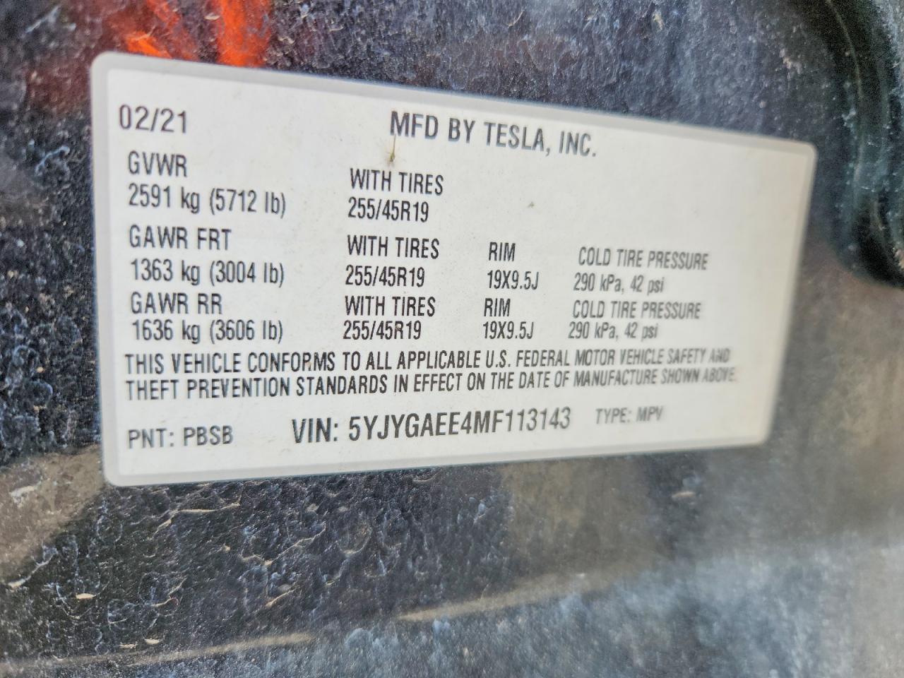 2021 Tesla Model Y - zdjęcie 13