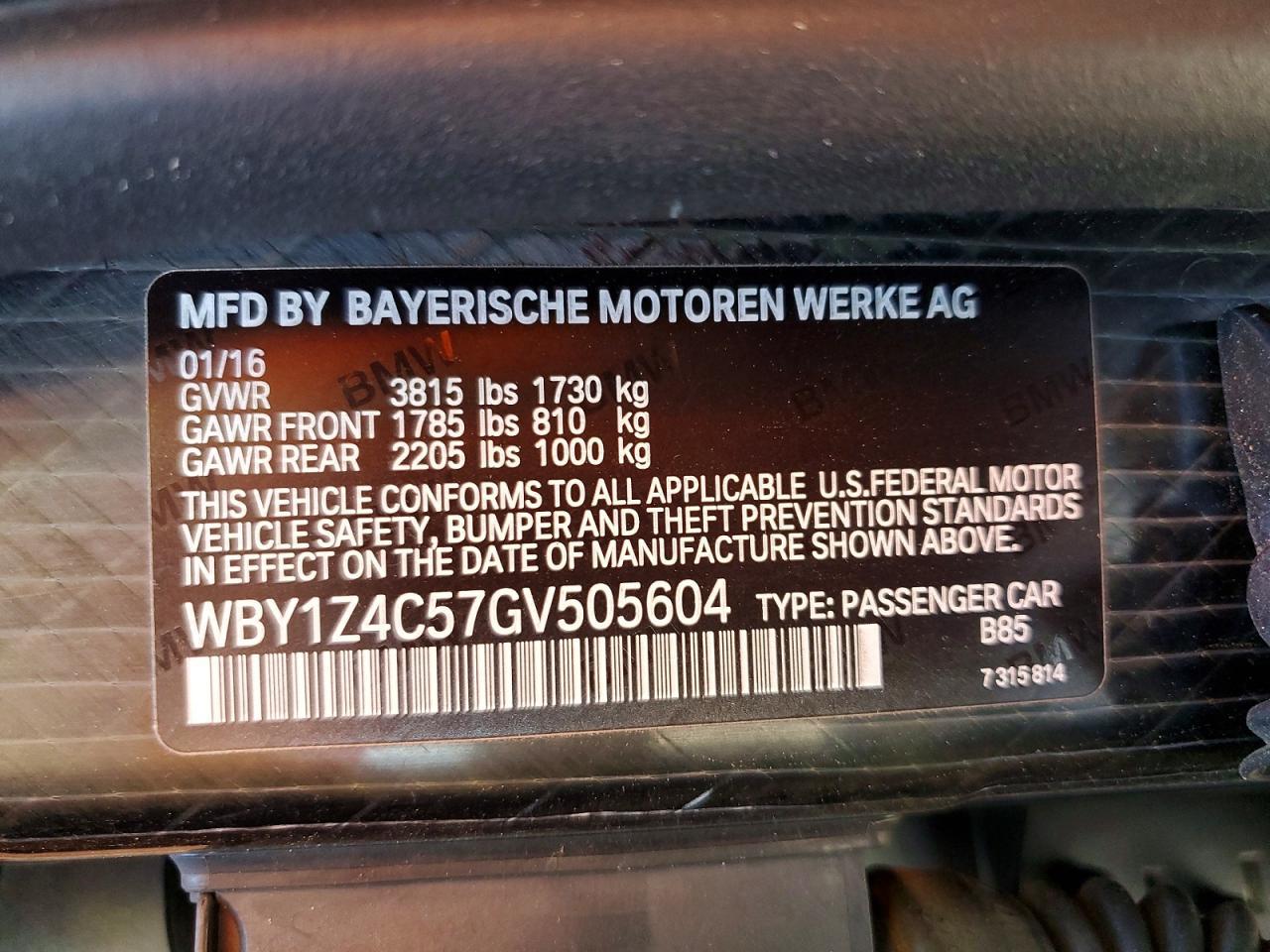 2016 BMW I3 Rex - zdjęcie 12