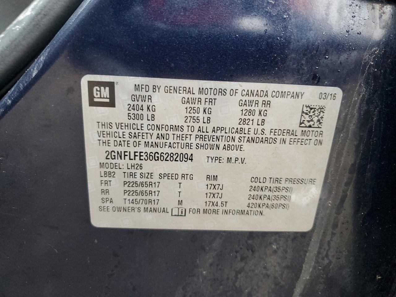 2016 Chevrolet Equinox Lt - zdjęcie 13