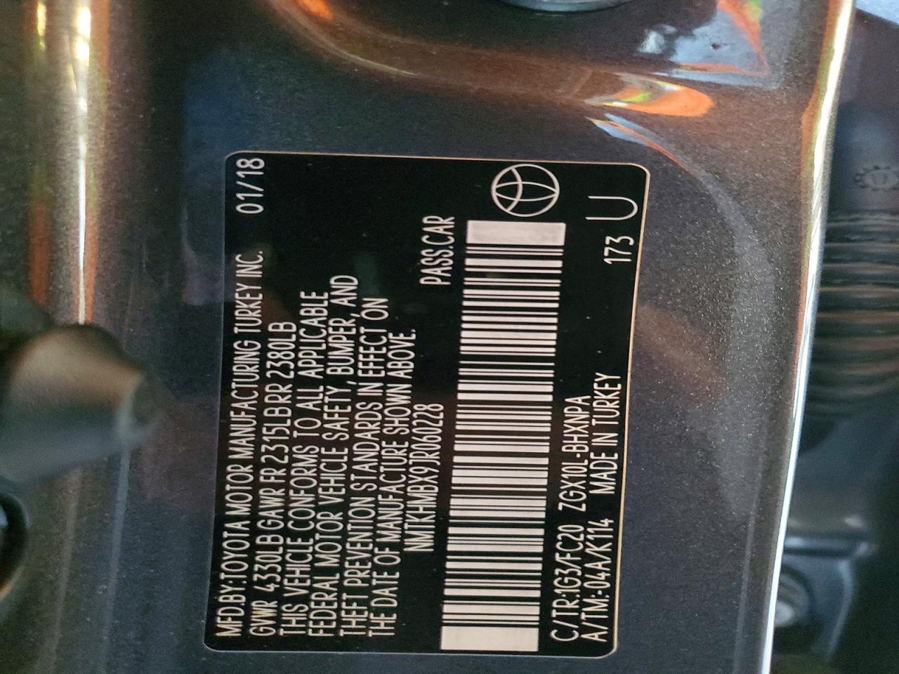 2018 Toyota C-Hr Xle Premium - zdjęcie 12