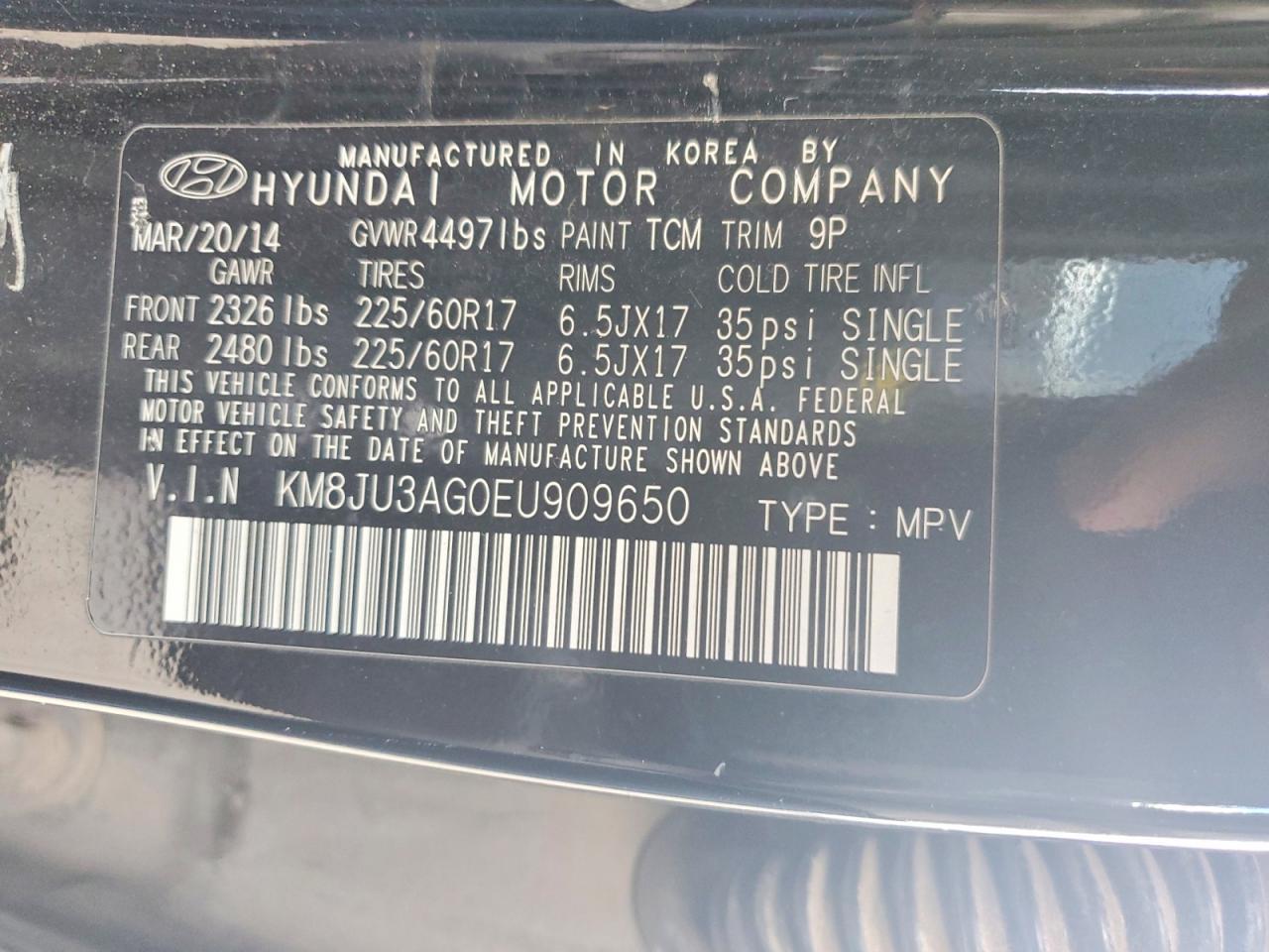 2014 Hyundai Tucson Se - zdjęcie 12