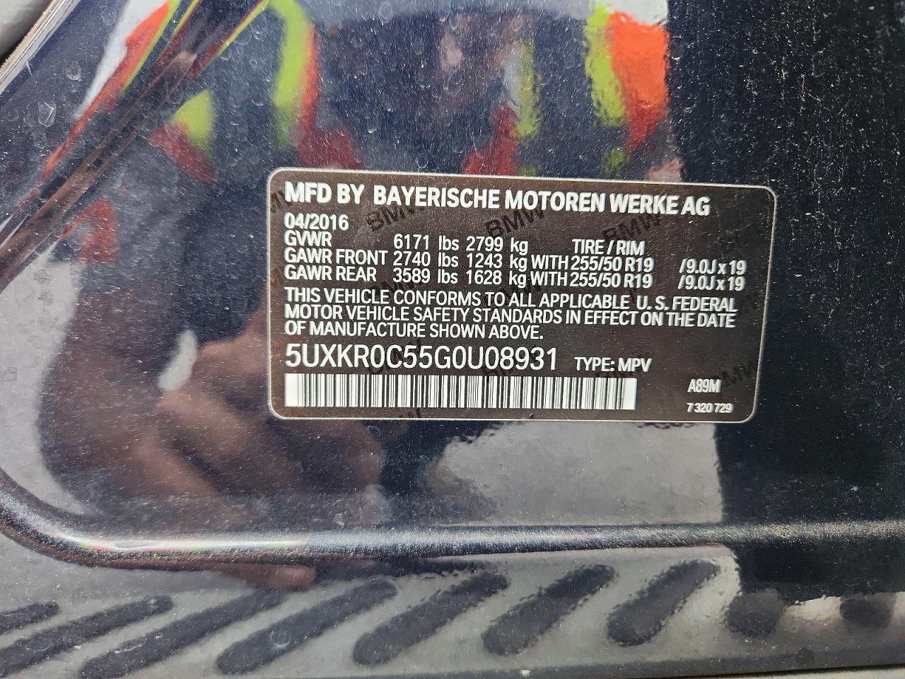 2016 BMW X5 xDrive35I - zdjęcie 12