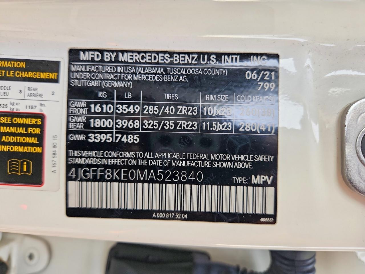 2021 Mercedes-Benz Gls 63 Amg 4Matic - zdjęcie 13