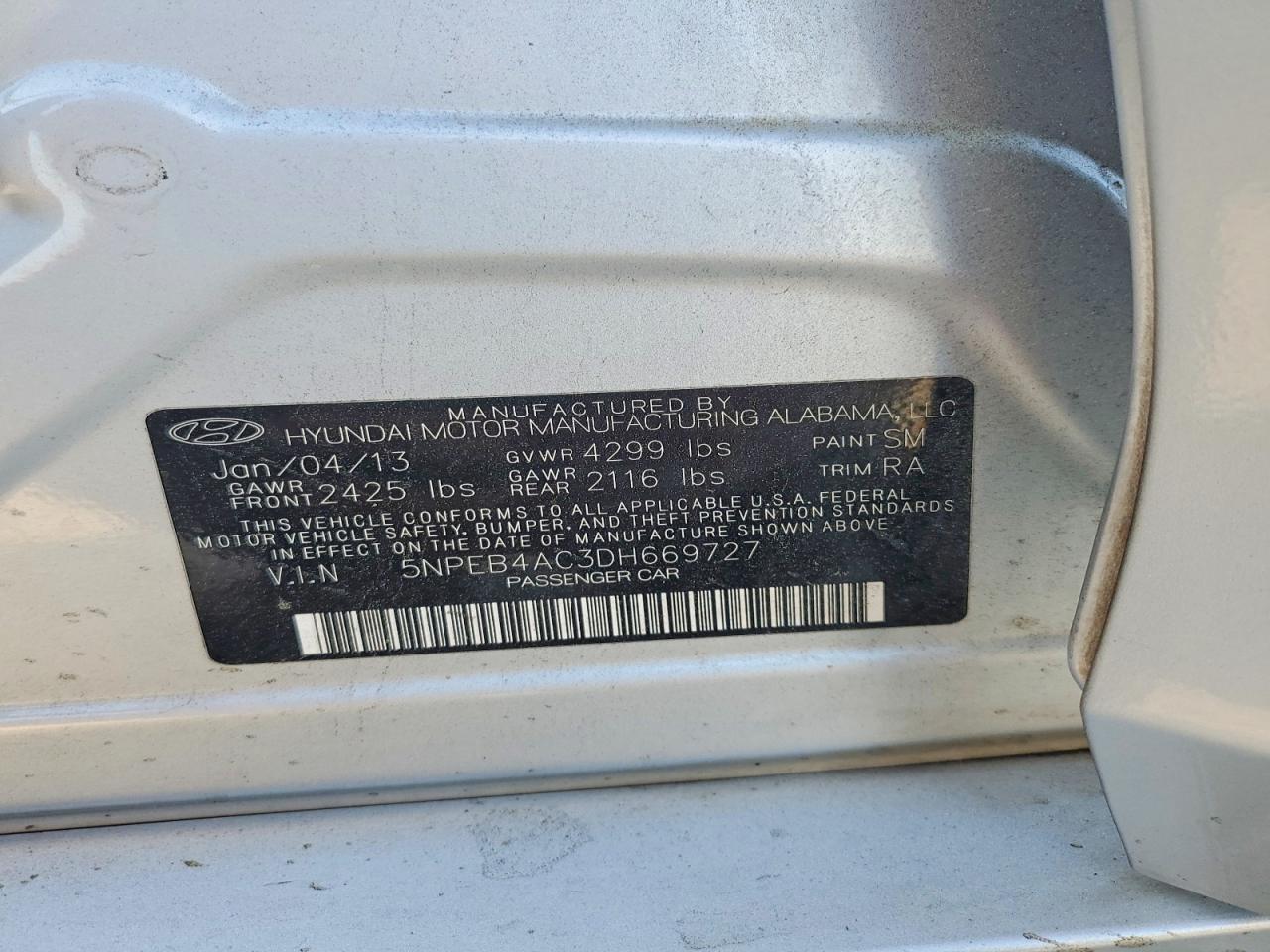 2013 Hyundai Sonata Gls - zdjęcie 12