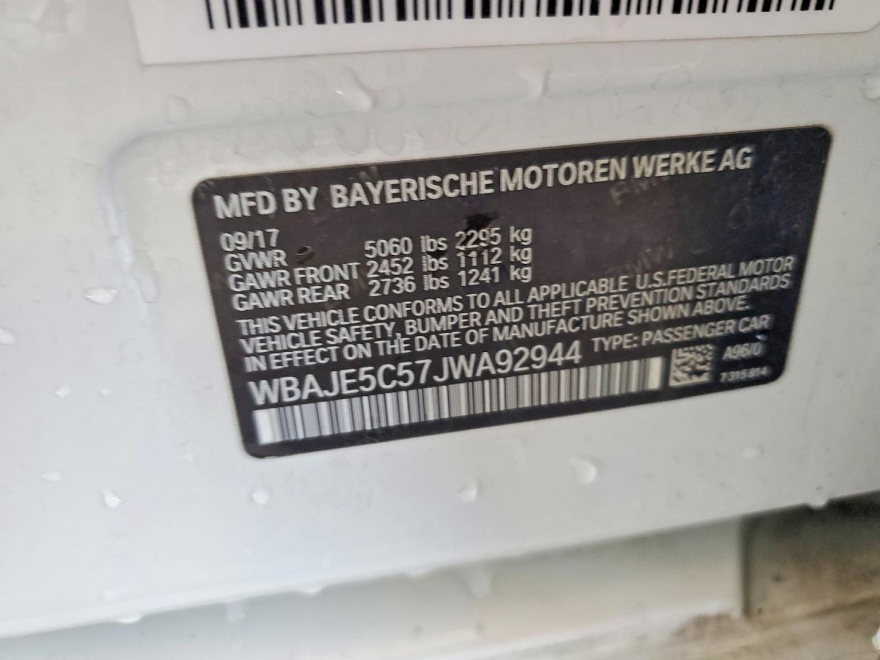 2018 BMW 540 I - zdjęcie 12