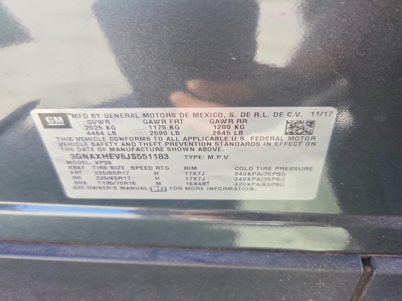 2018 Chevrolet Equinox Ls - zdjęcie 12