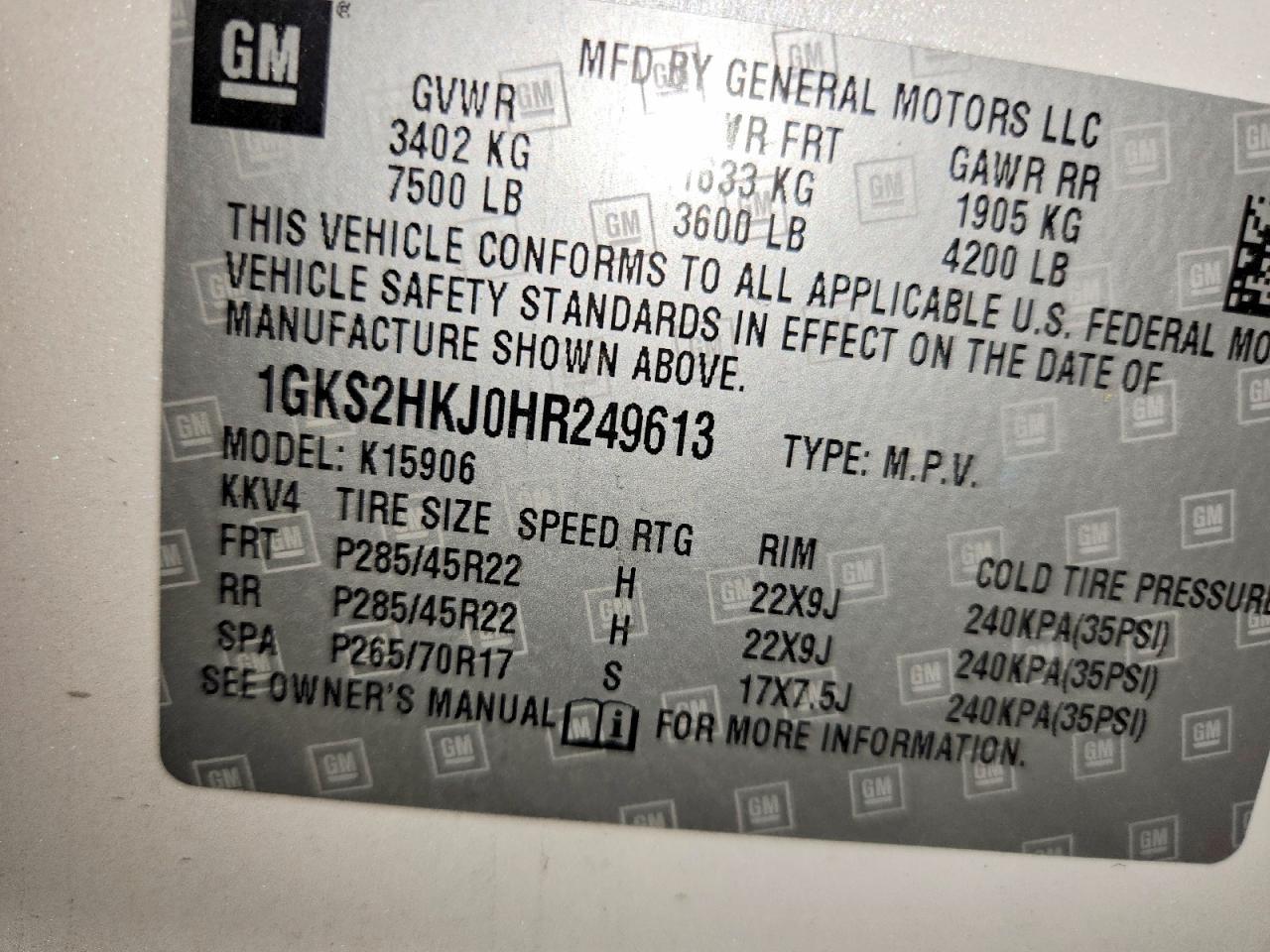 2017 GMC Yukon Xl Denali - zdjęcie 14