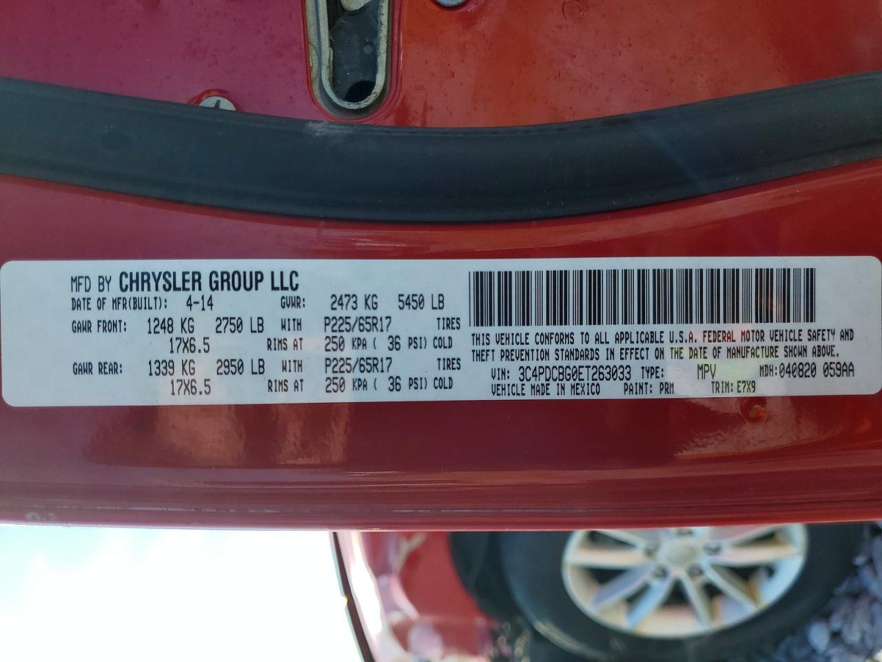 2014 Dodge Journey Sxt - zdjęcie 13