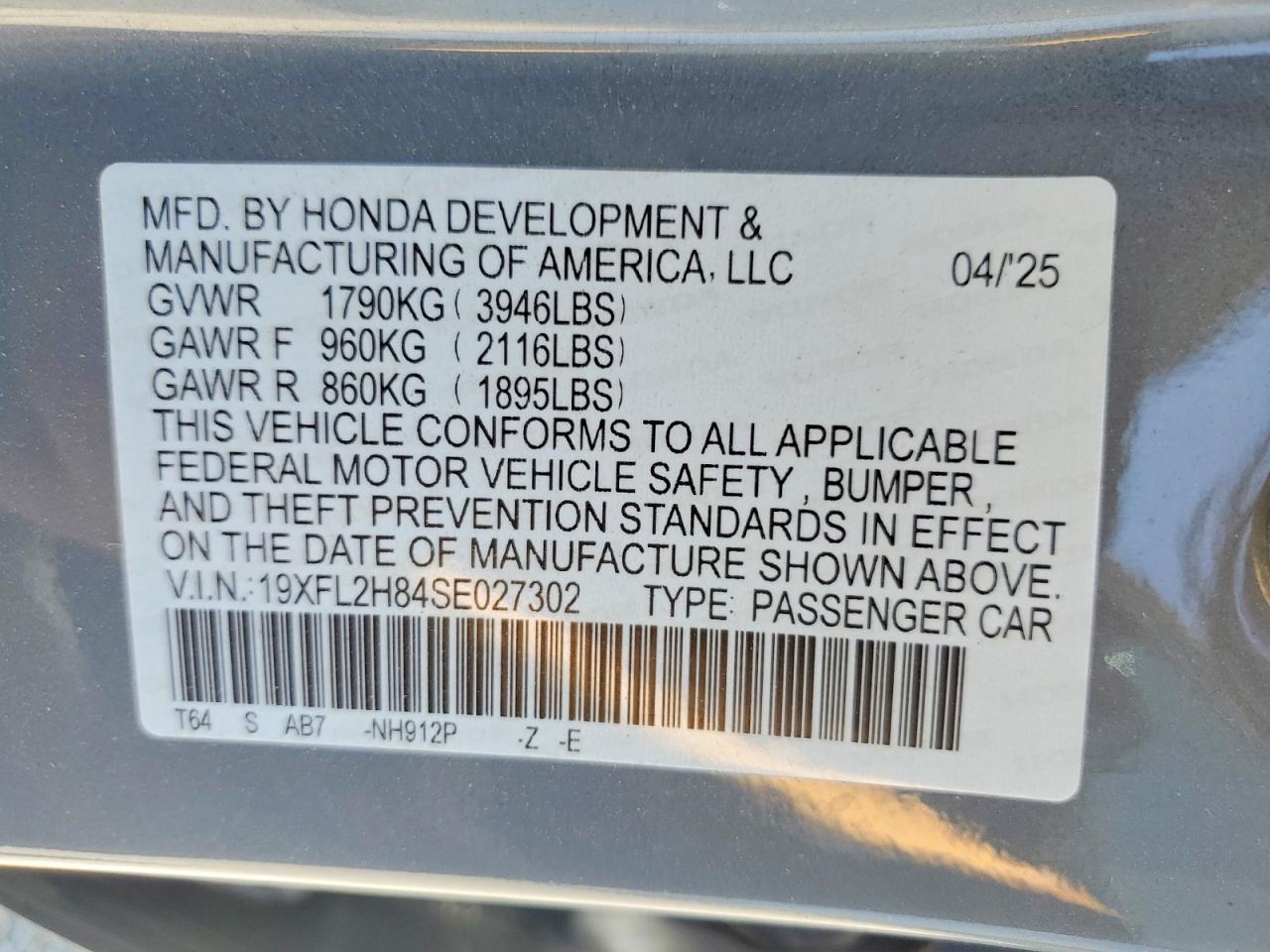 2025 Honda Civic Sport - zdjęcie 12
