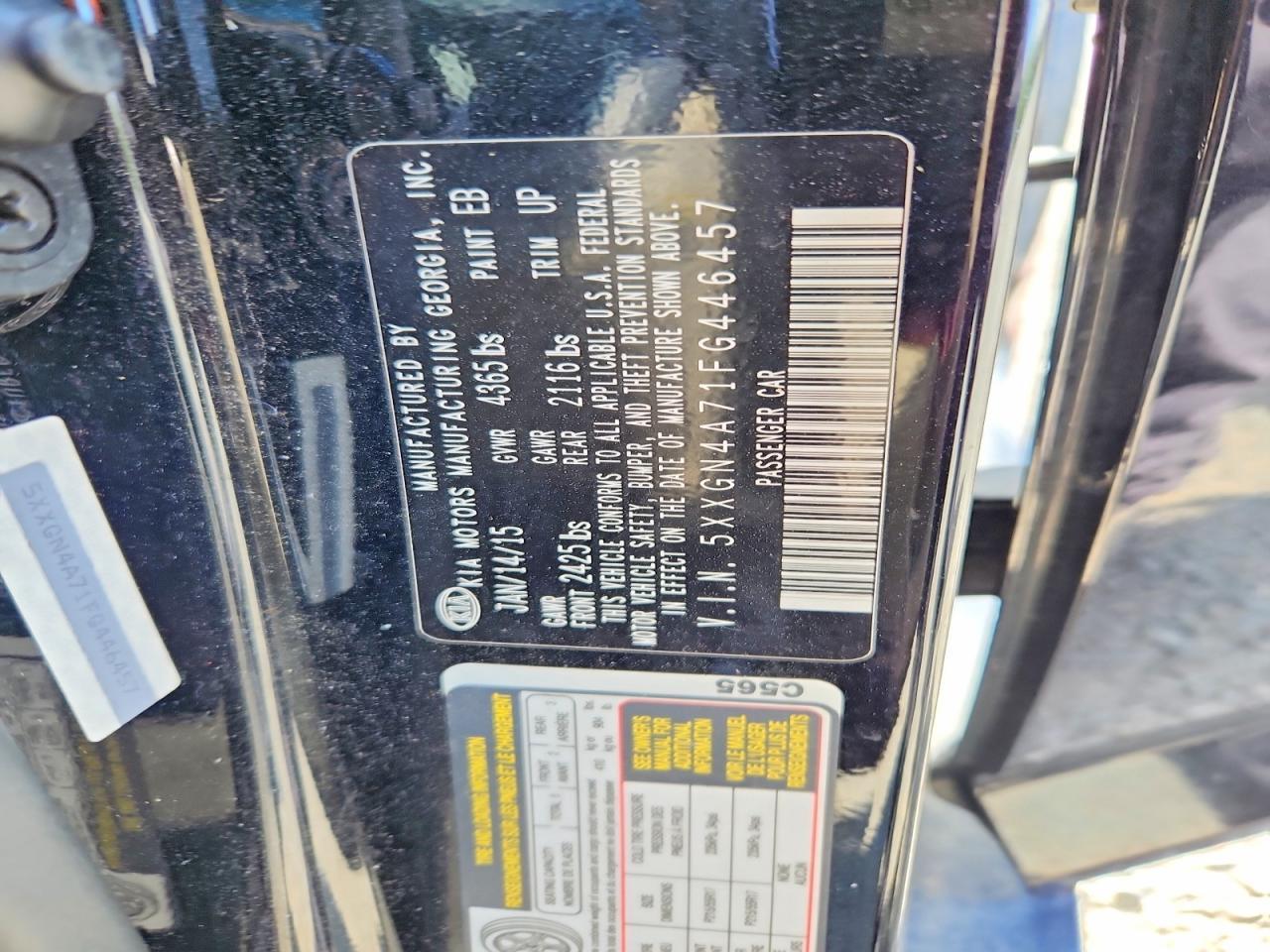 2015 Kia Optima Ex - zdjęcie 12