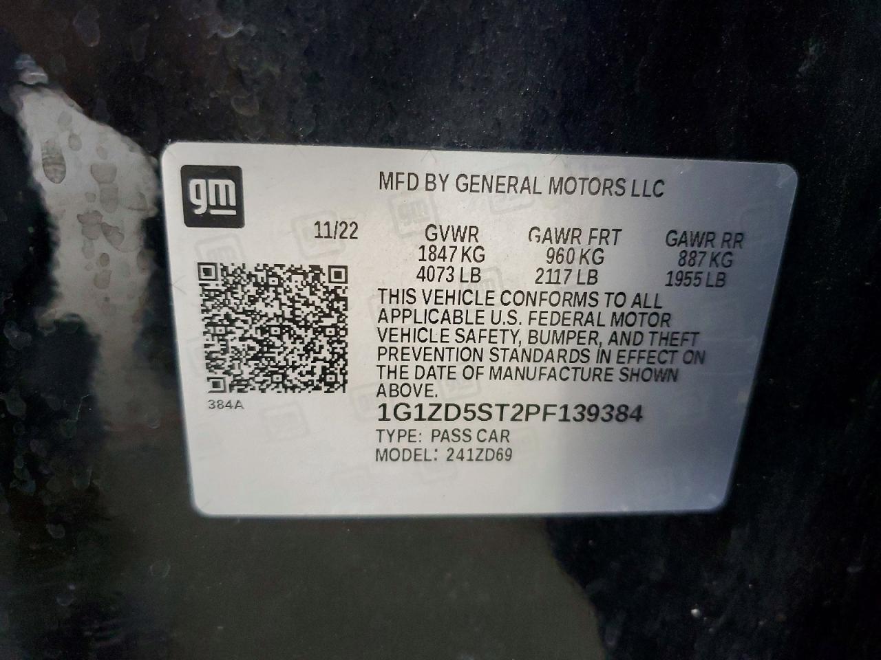 2023 Chevrolet Malibu Lt - zdjęcie 12