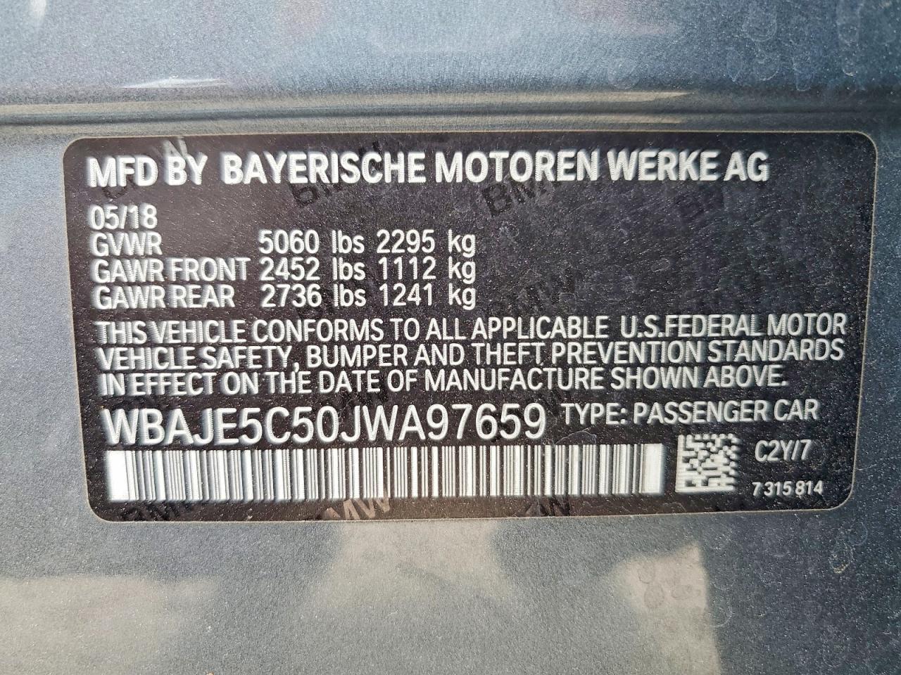 2018 BMW 540 I - zdjęcie 13