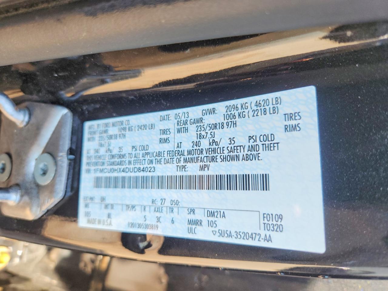 2013 Ford Escape Sel - zdjęcie 13
