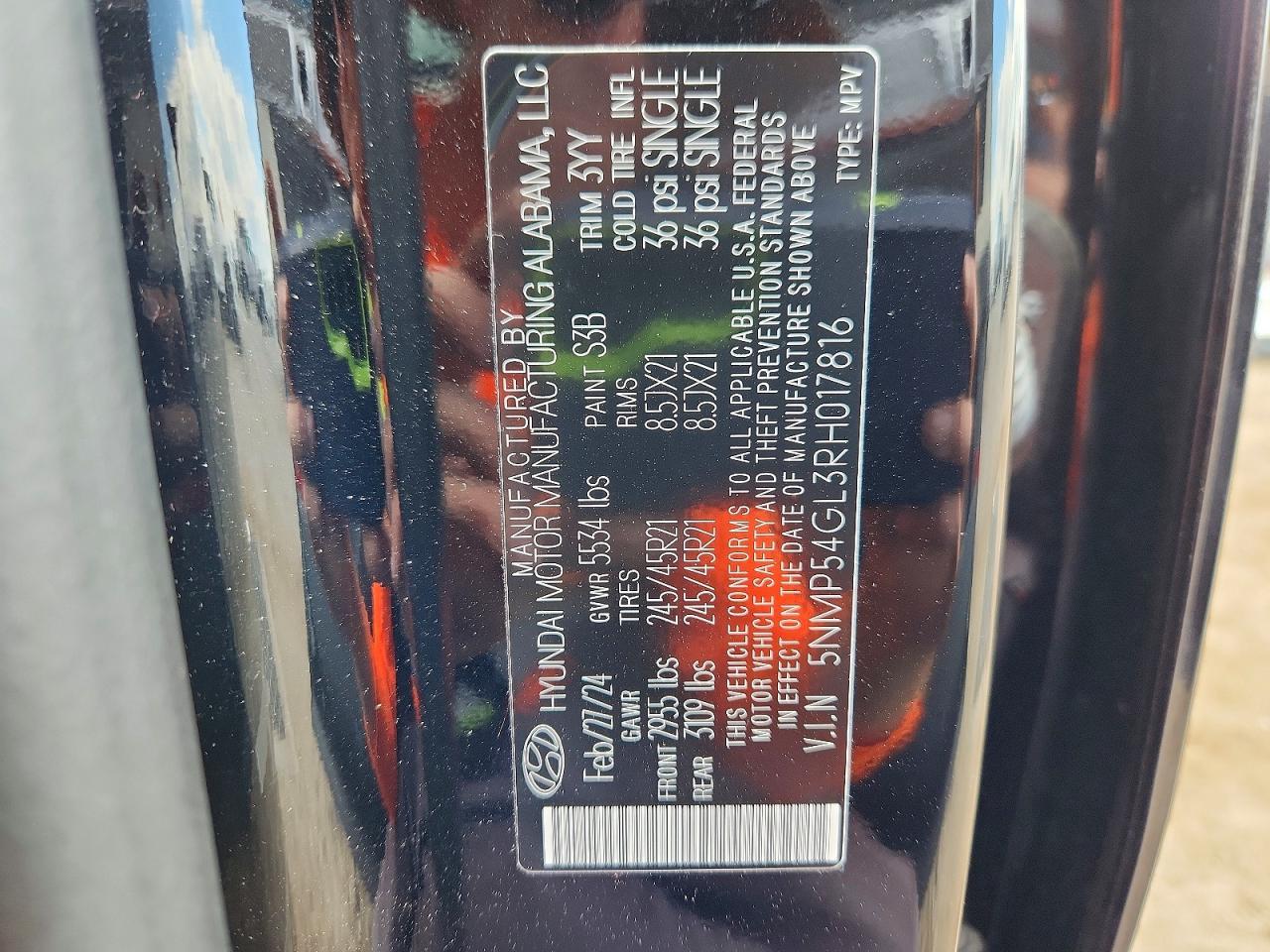 2024 Hyundai Santa Fe Calligraphy - zdjęcie 14