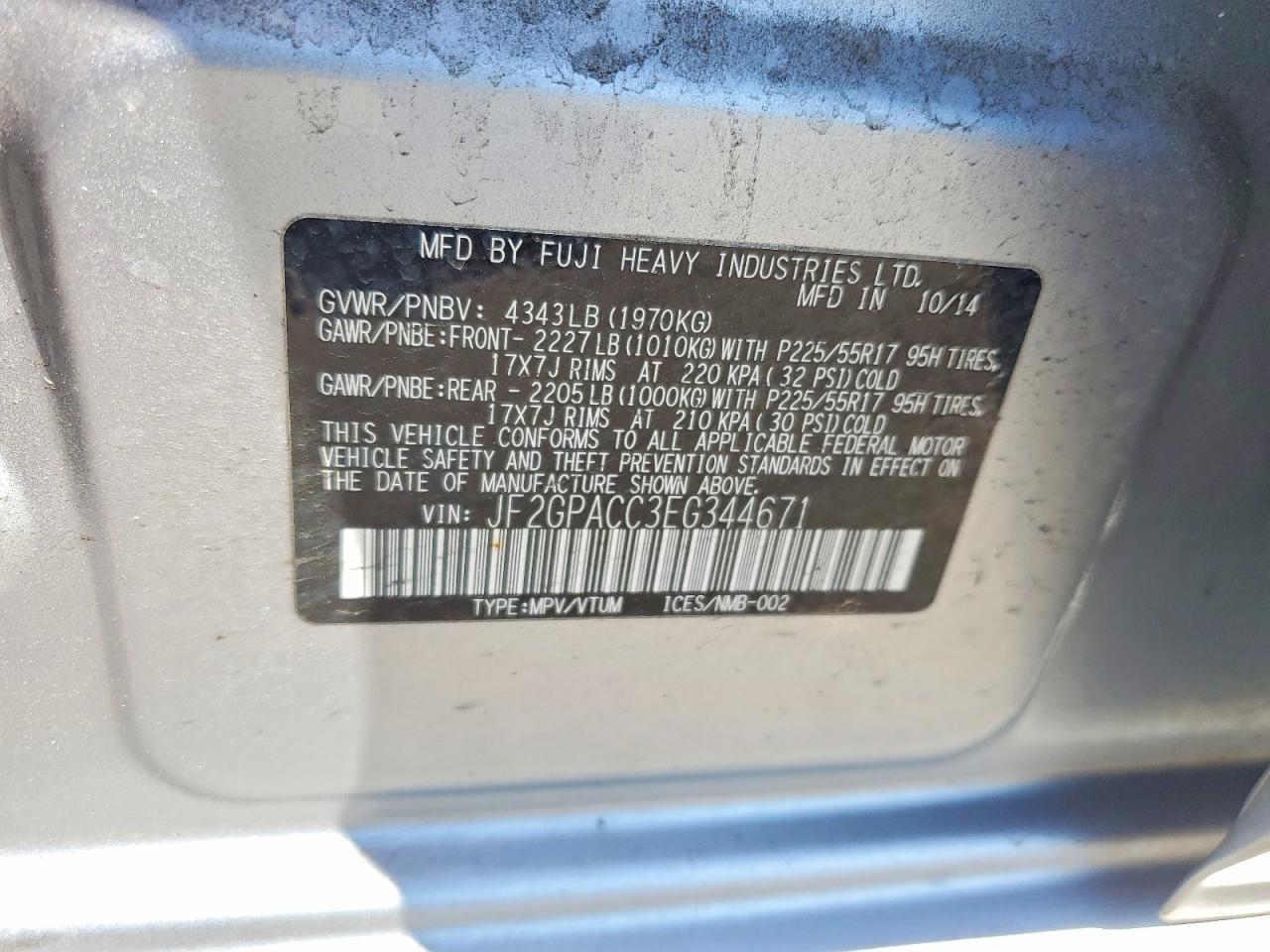 2014 Subaru Xv Crosstrek 2.0 Premium - zdjęcie 13