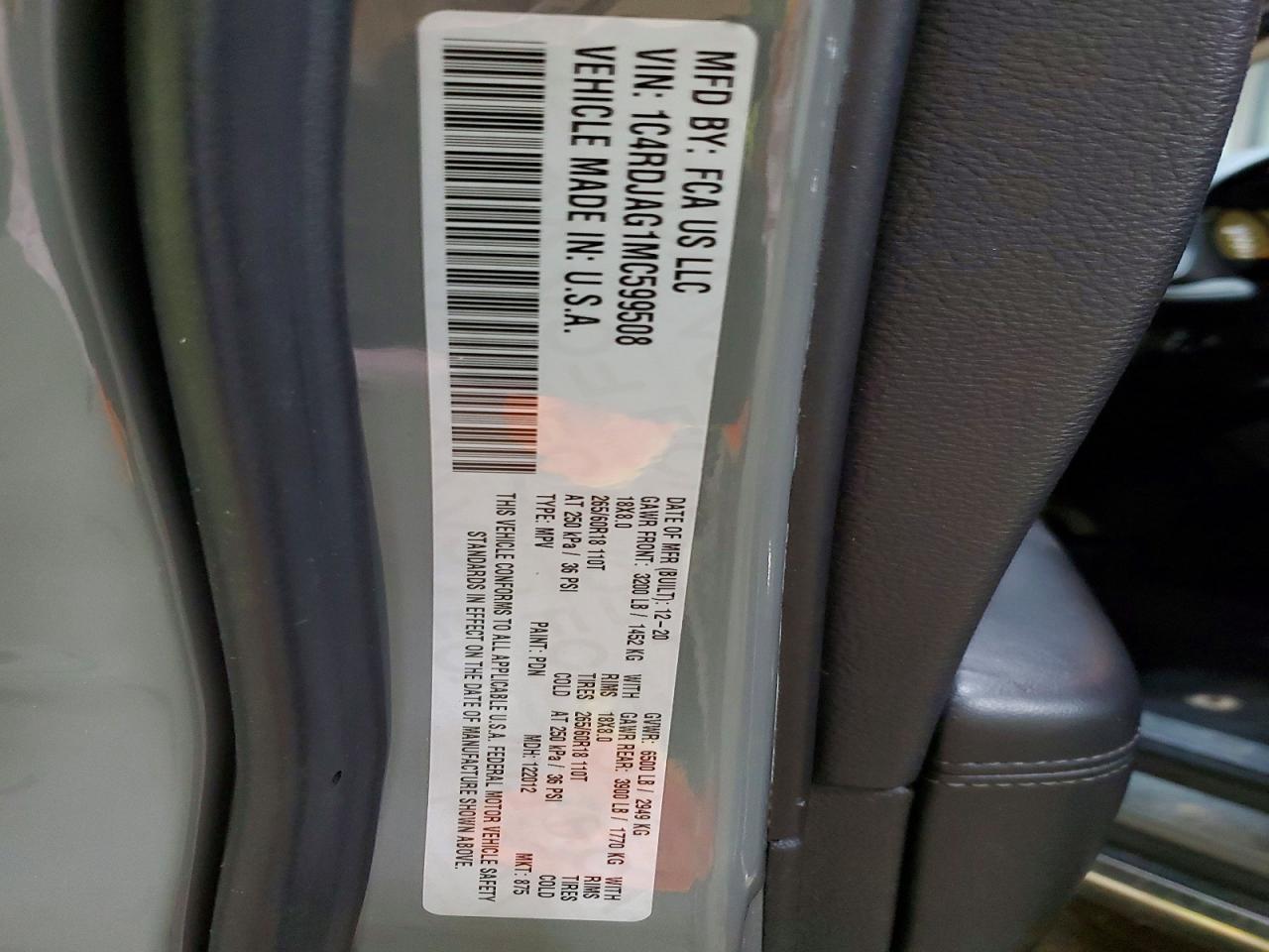 2021 Dodge Durango Sxt - zdjęcie 14