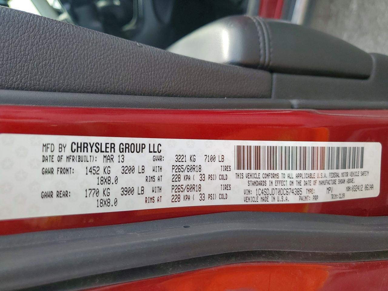 2013 Dodge Durango Crew - zdjęcie 13