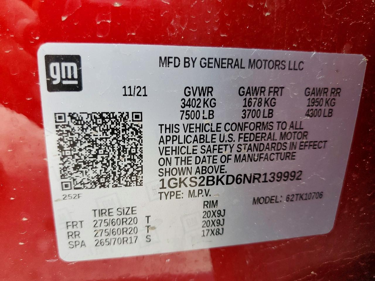 2022 GMC Yukon Slt - zdjęcie 12