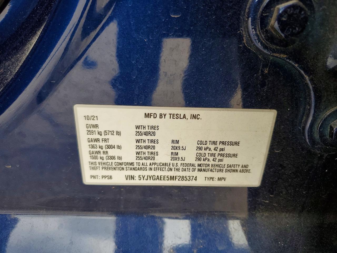 2021 Tesla Model Y - zdjęcie 13