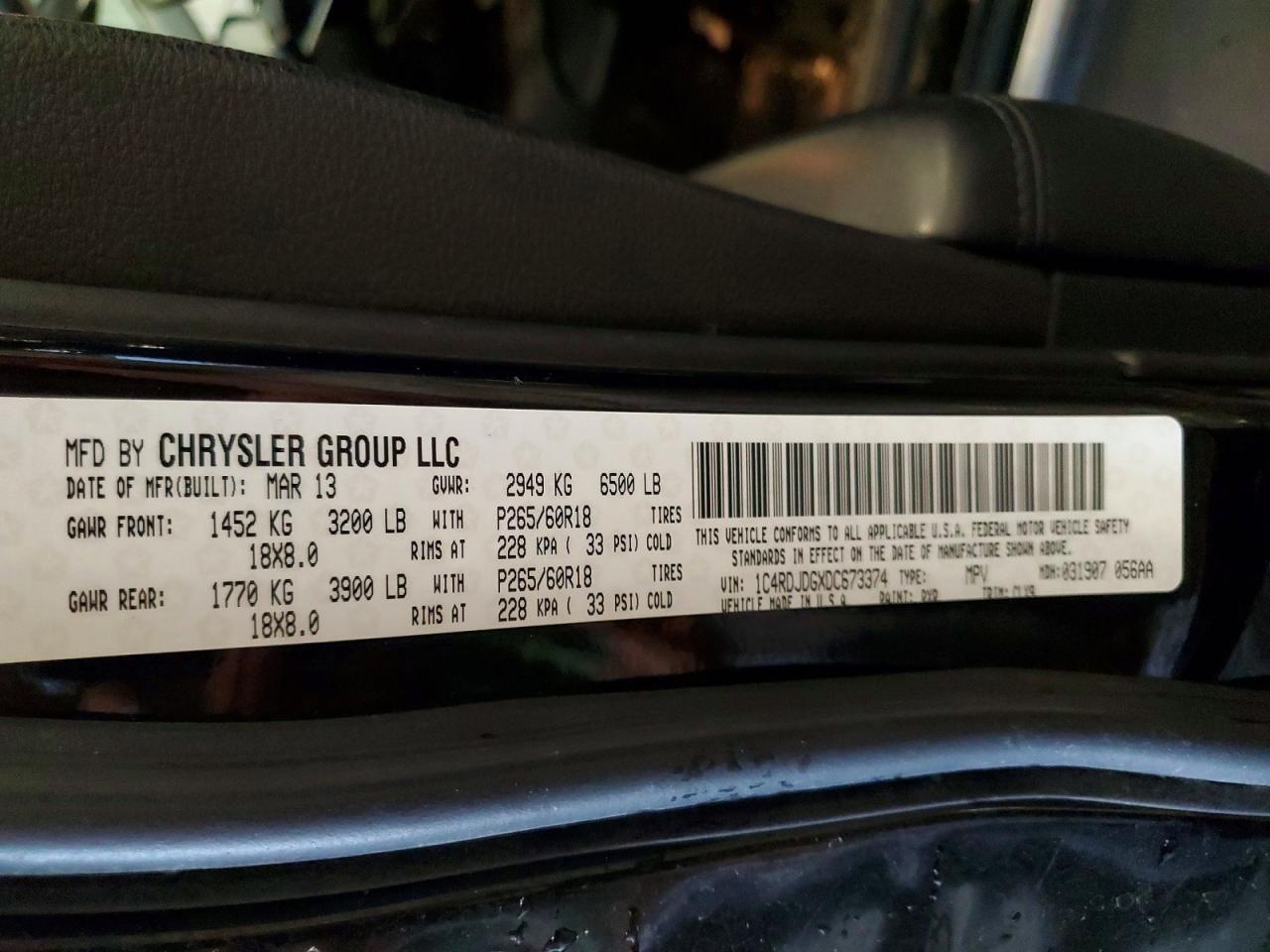 2013 Dodge Durango Crew - zdjęcie 13