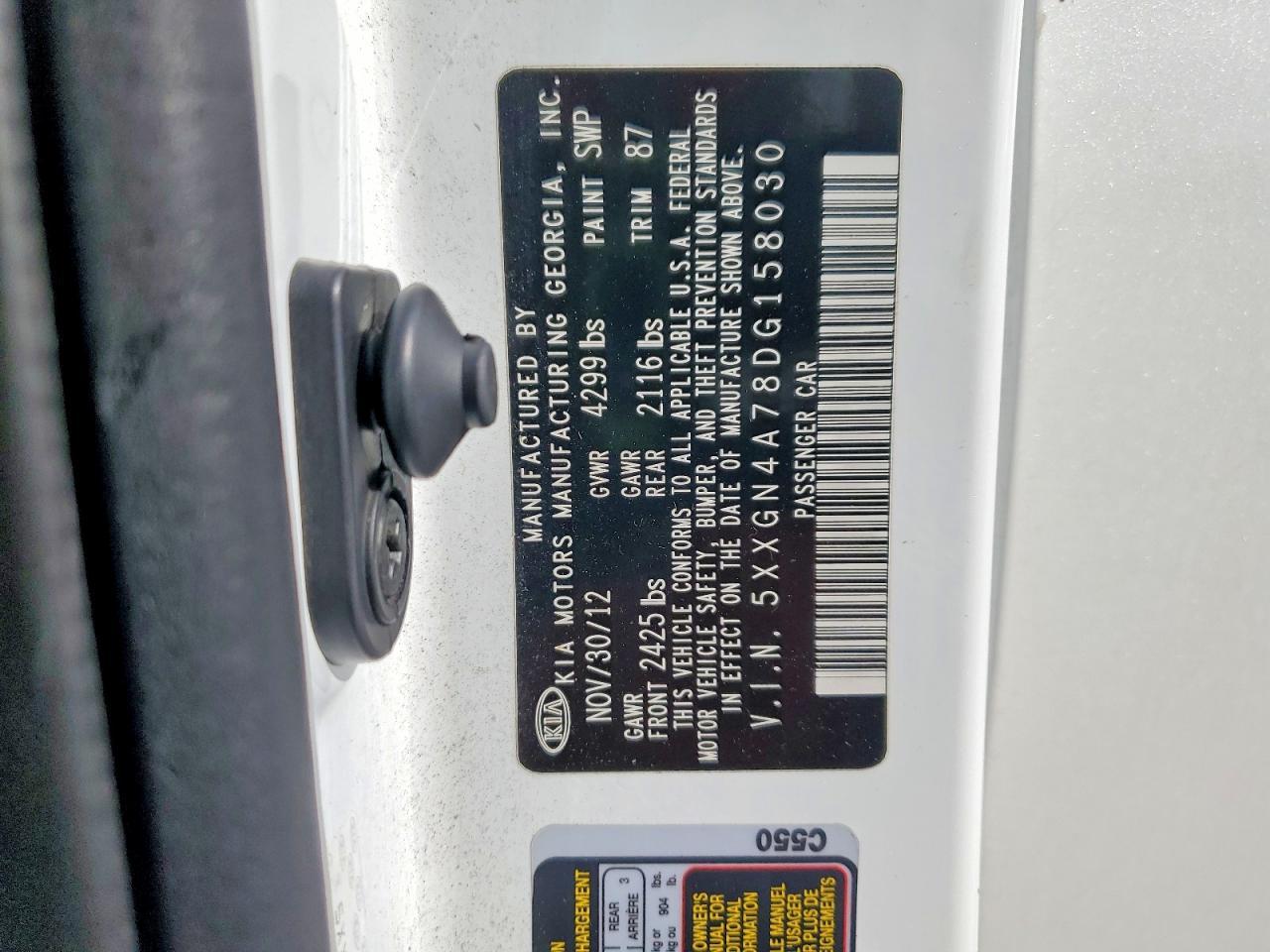 2013 Kia Optima Ex - zdjęcie 12