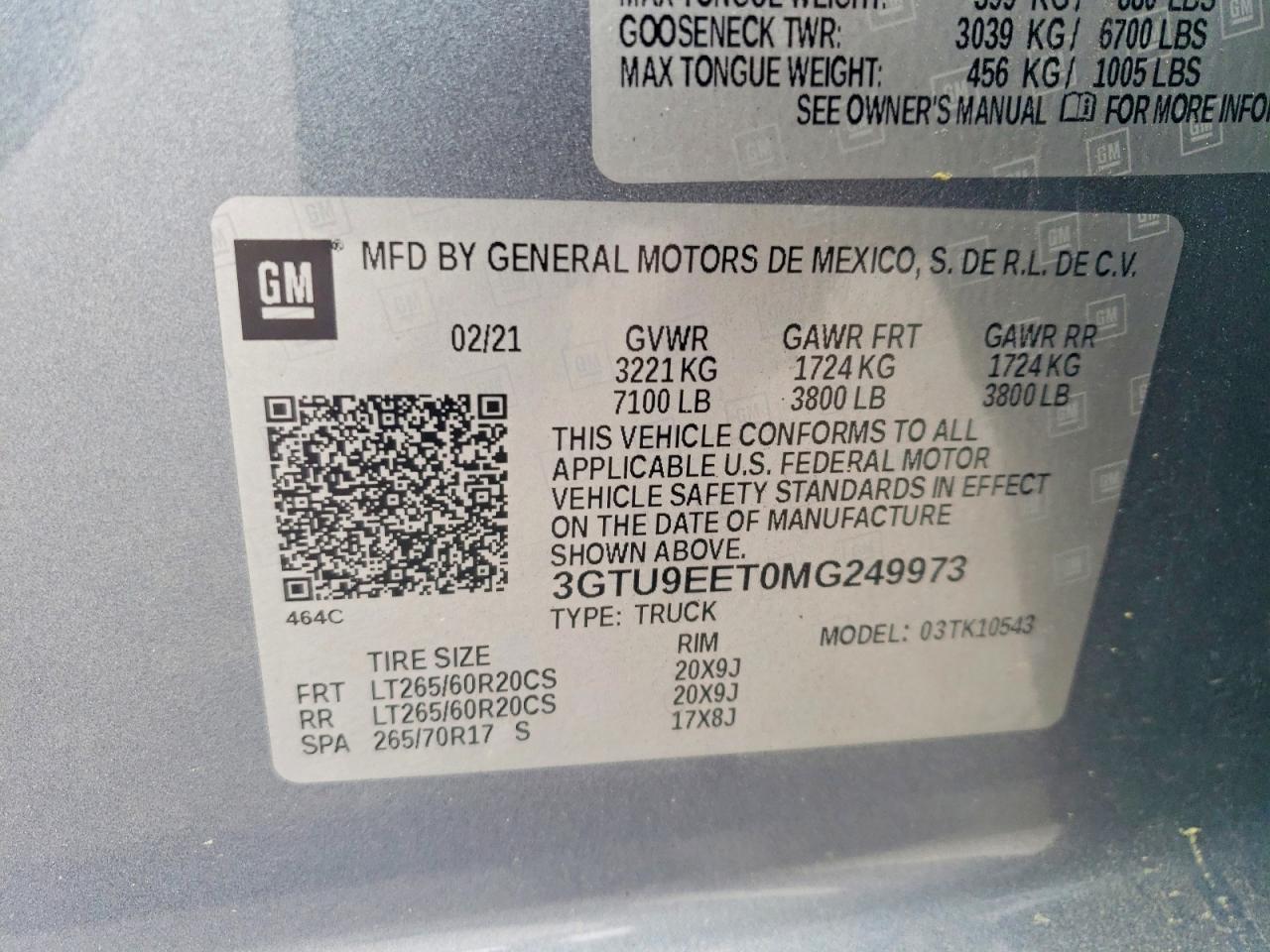 2021 GMC Sierra K1500 At4 - zdjęcie 12