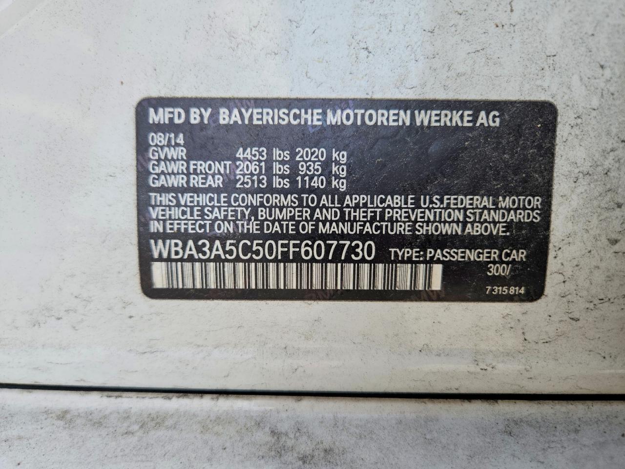 2015 BMW 328 I - zdjęcie 12