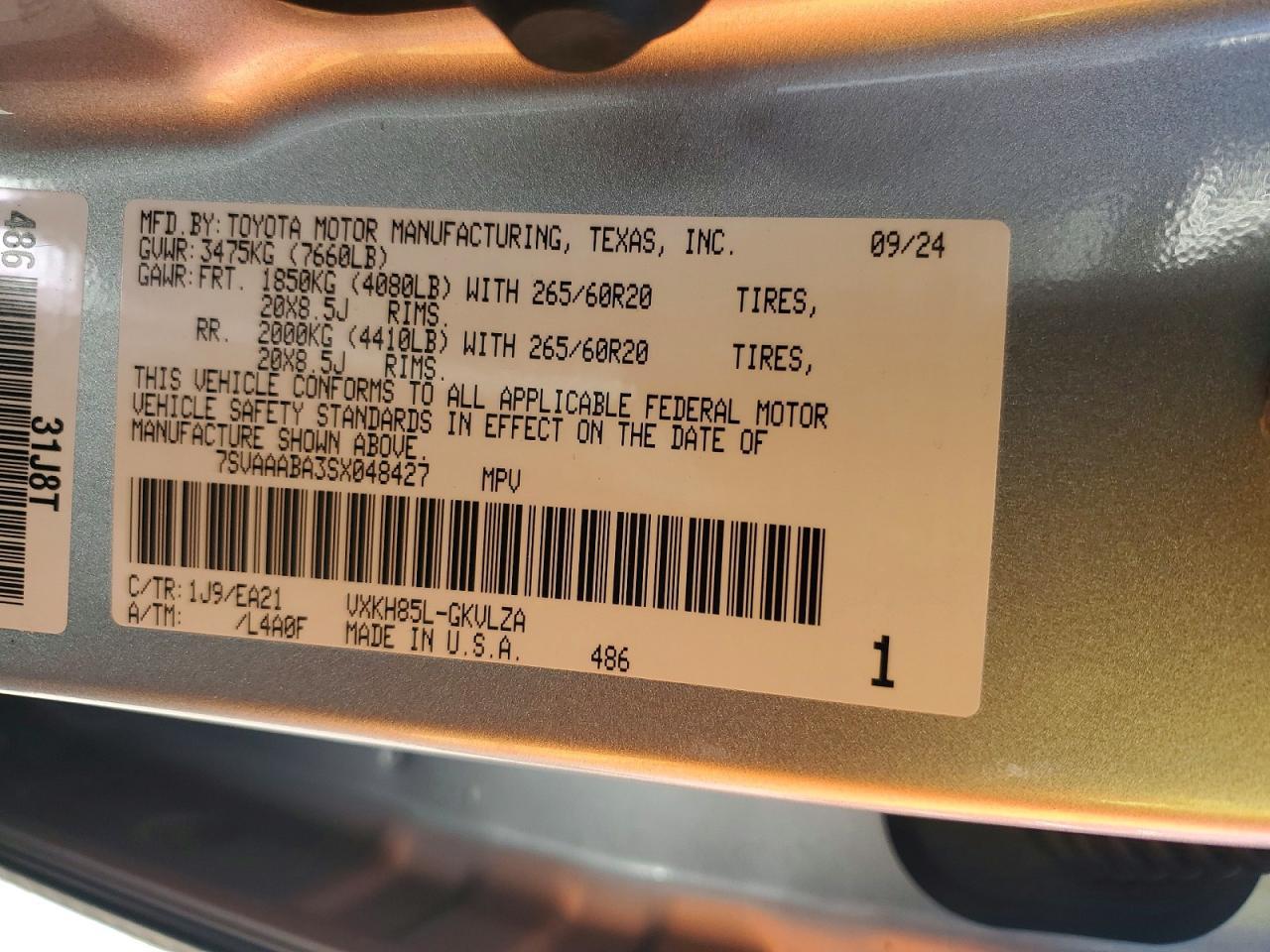 2025 Toyota Sequoia Limited - zdjęcie 14