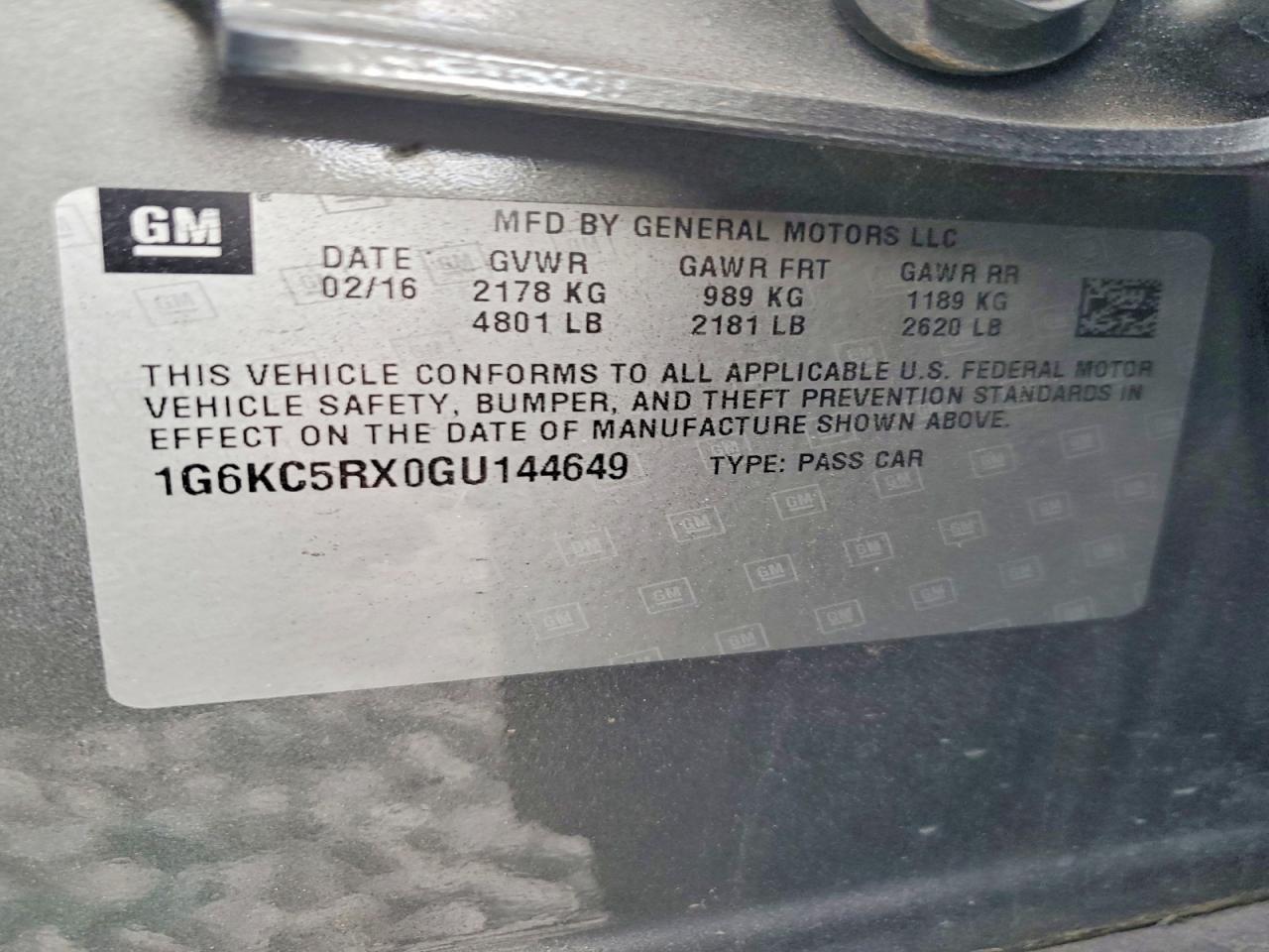 2016 Cadillac Ct6 Luxury - zdjęcie 12