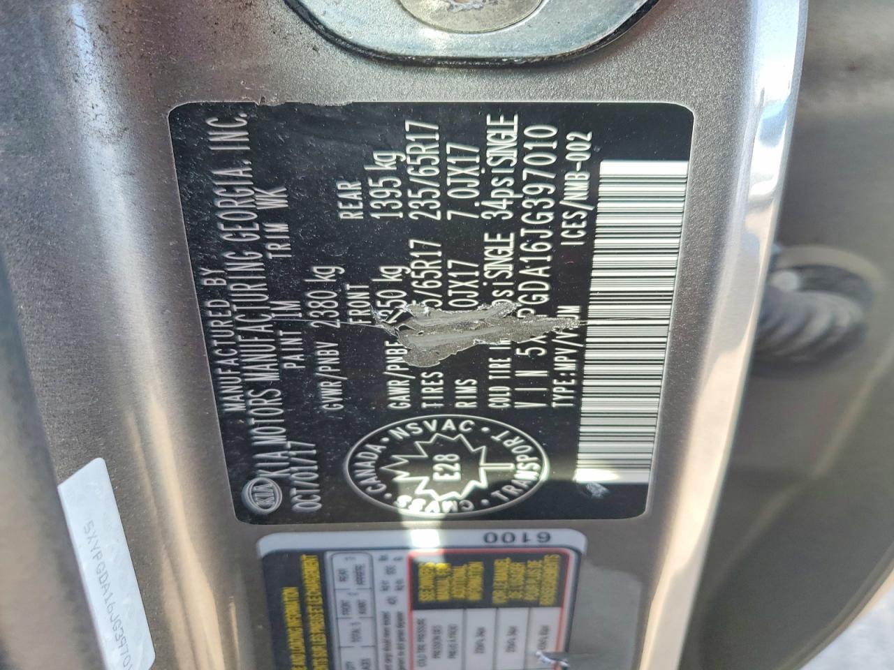 2018 Kia Sorento Lx Turbo - zdjęcie 12