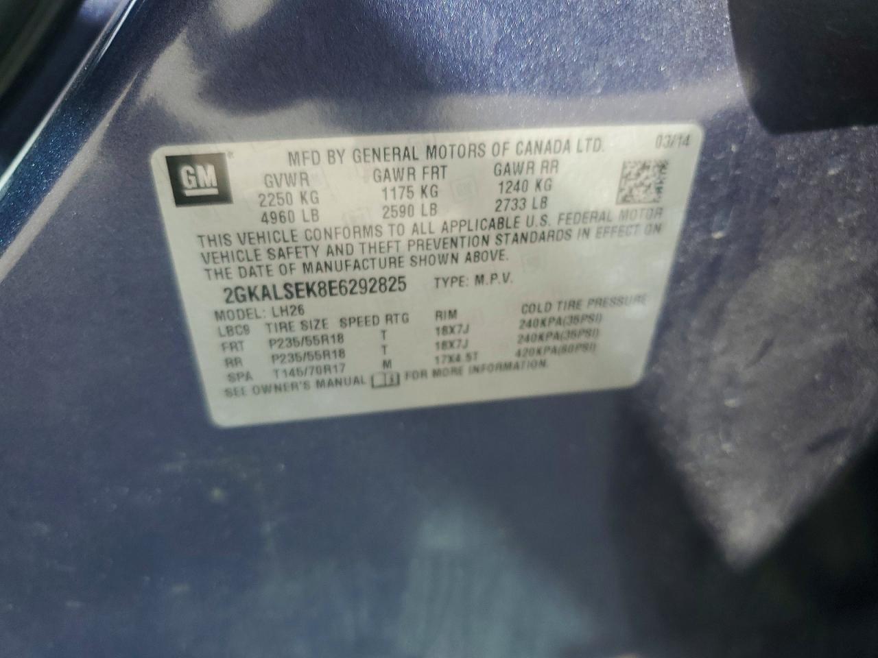 2014 GMC Terrain Slt - zdjęcie 13