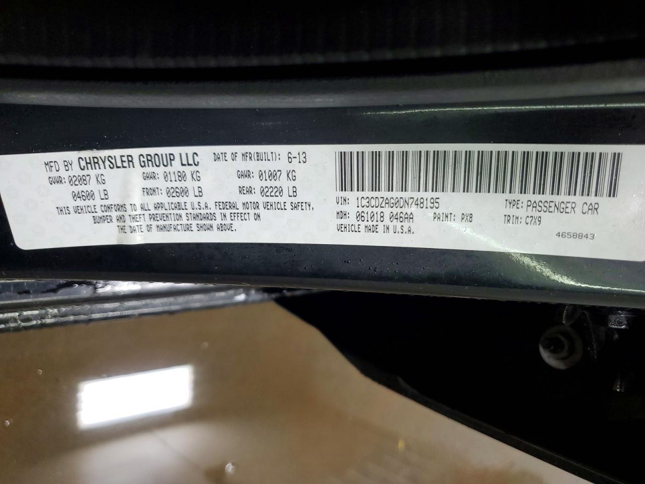 2013 Dodge Avenger Se - zdjęcie 12