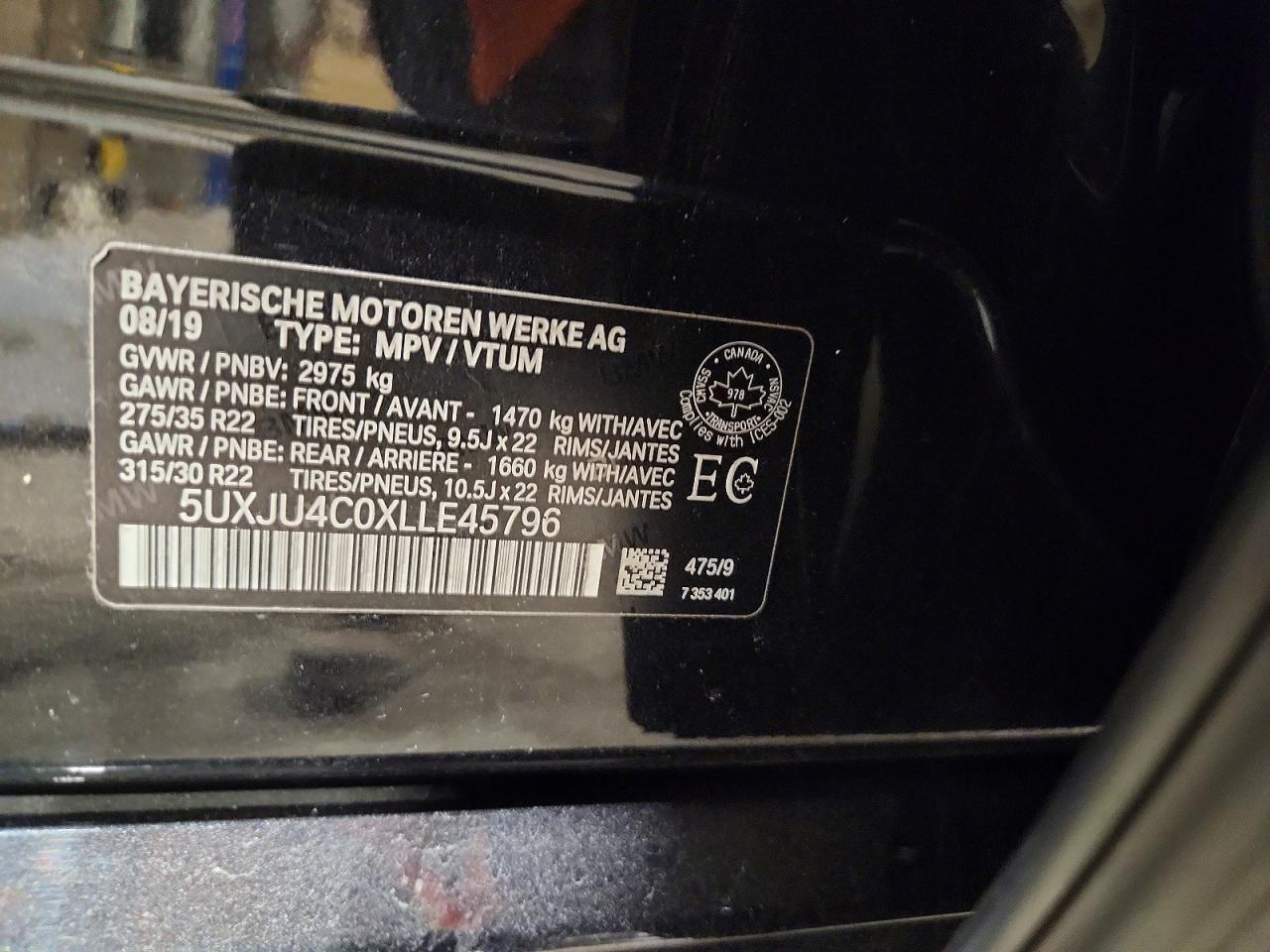 2020 BMW X5 M50I - zdjęcie 12