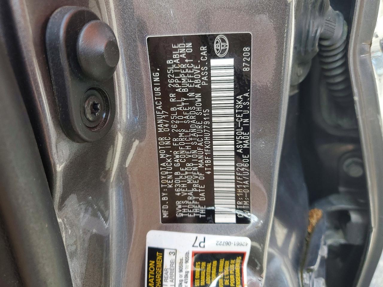 2017 Toyota Camry Se - zdjęcie 12