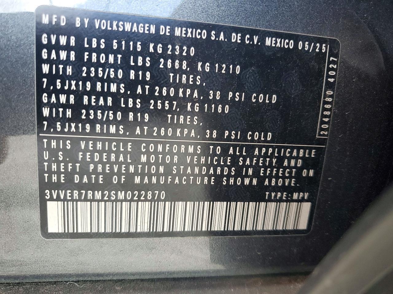 2025 Volkswagen Tiguan Se - zdjęcie 13