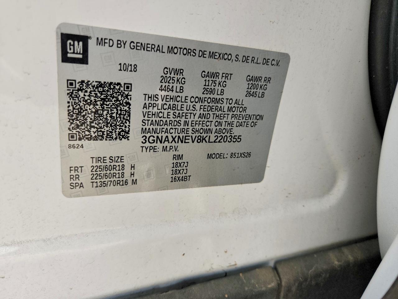 2019 Chevrolet Equinox Premier - zdjęcie 13