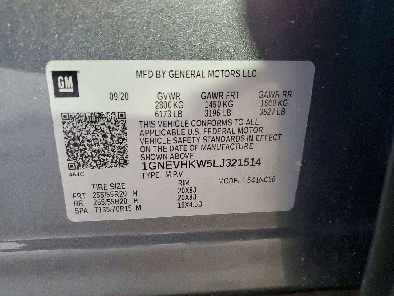 2020 Chevrolet Traverse Lt - zdjęcie 13