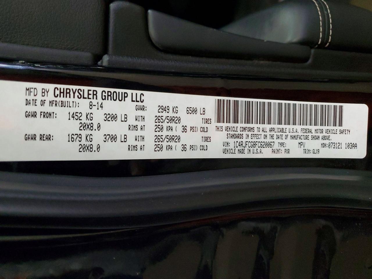 2015 Jeep Grand Cherokee Overland - zdjęcie 13