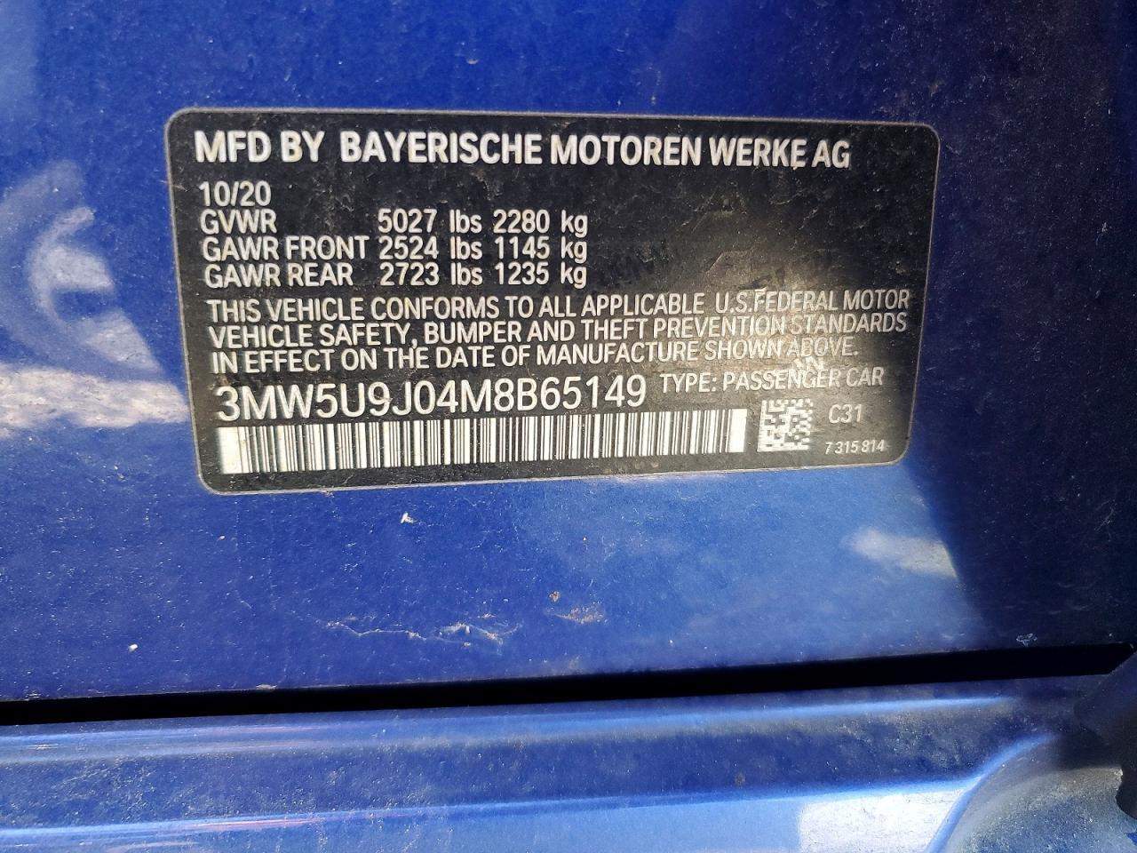 2021 BMW M340Xi - zdjęcie 12