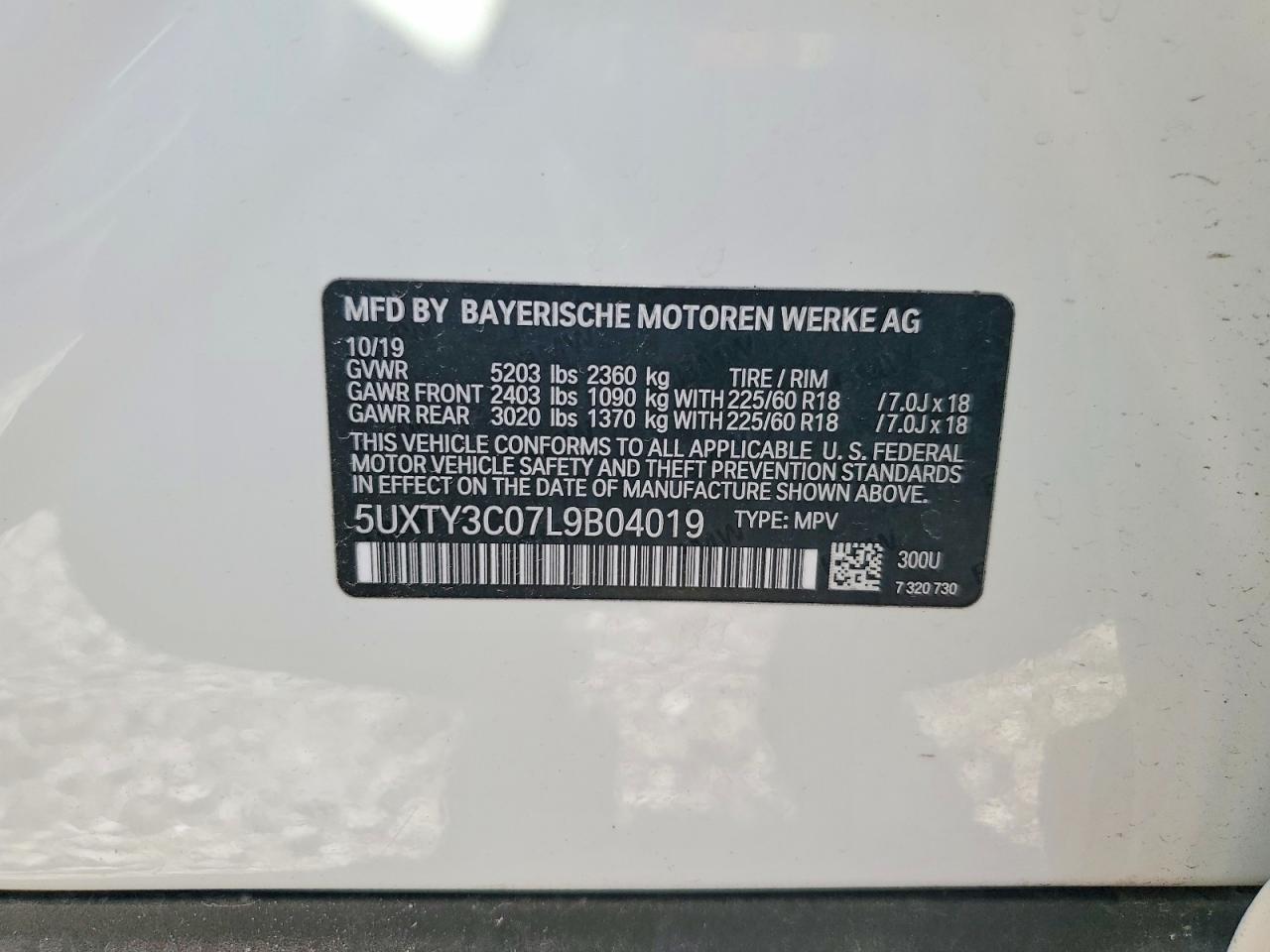 2020 BMW X3 Sdrive30I - zdjęcie 13