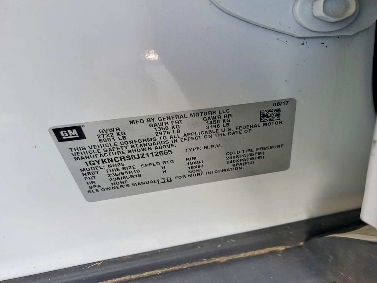 2018 Cadillac Xt5 Luxury - zdjęcie 12