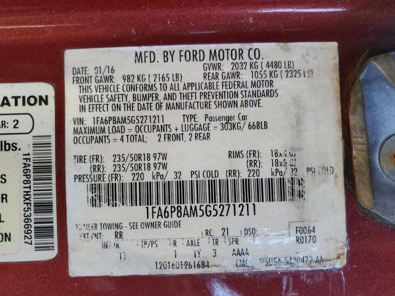 2016 Ford Mustang - zdjęcie 13