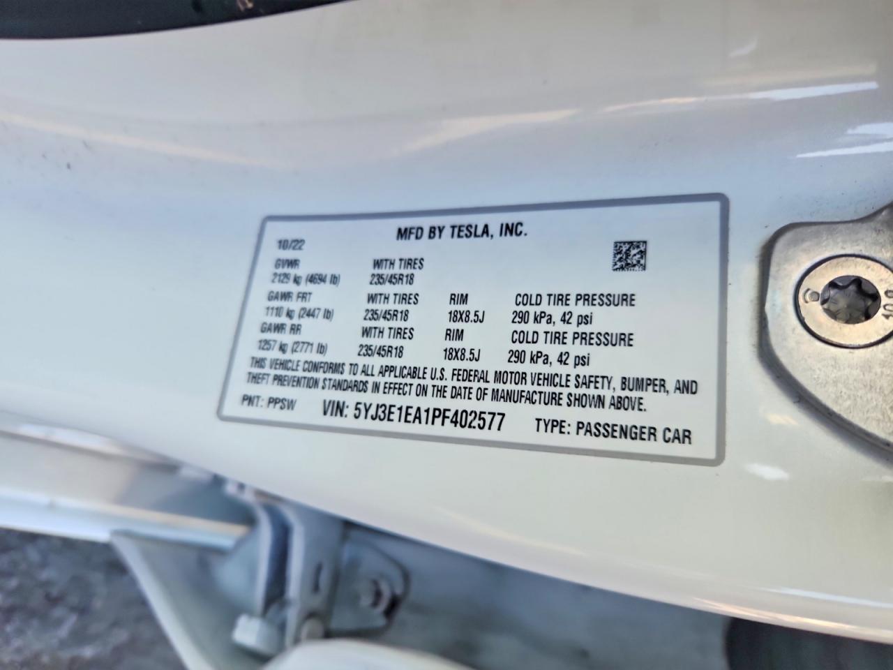 2023 Tesla Model 3 - zdjęcie 12