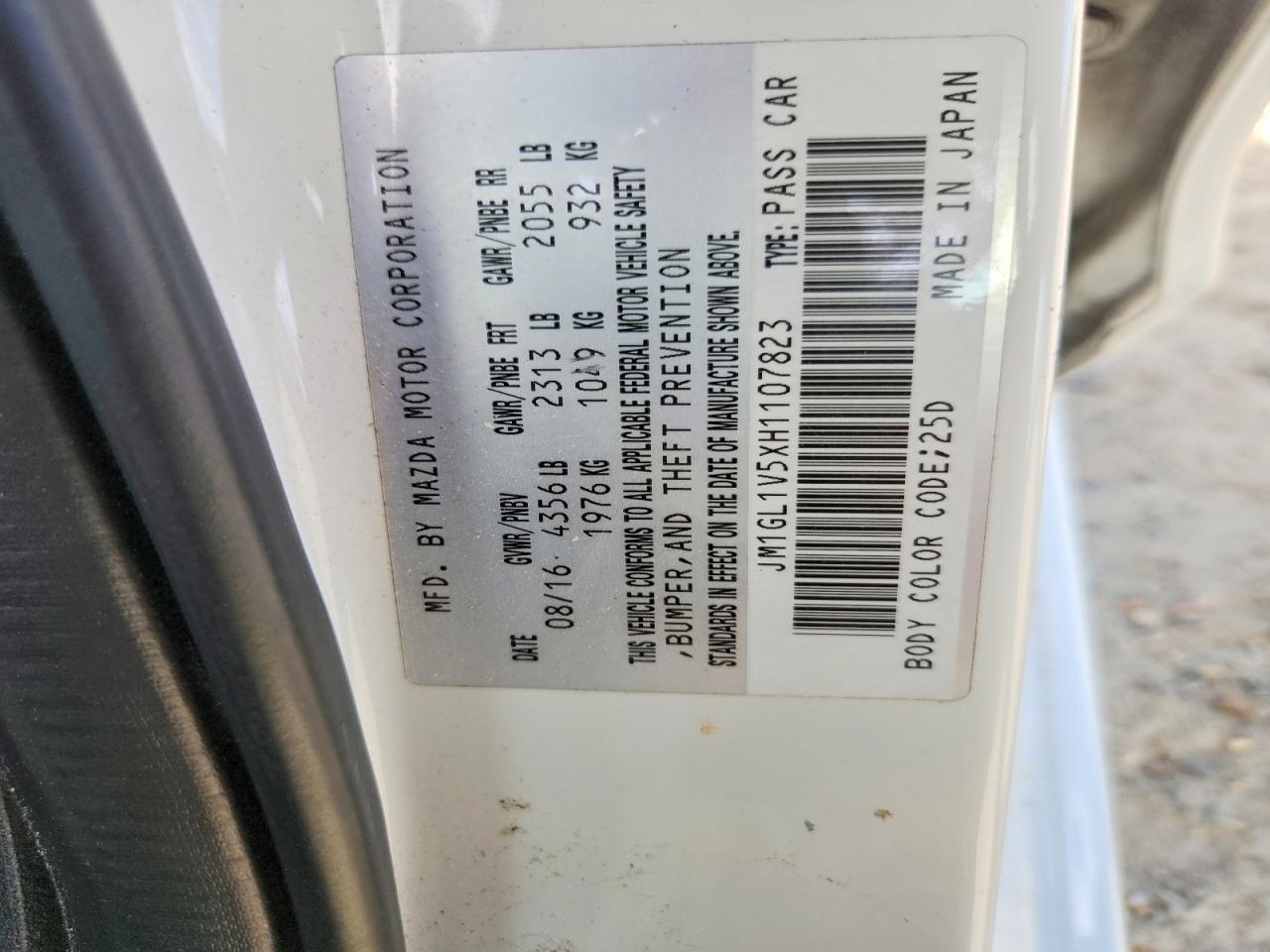 2017 Mazda 6 Touring - zdjęcie 12