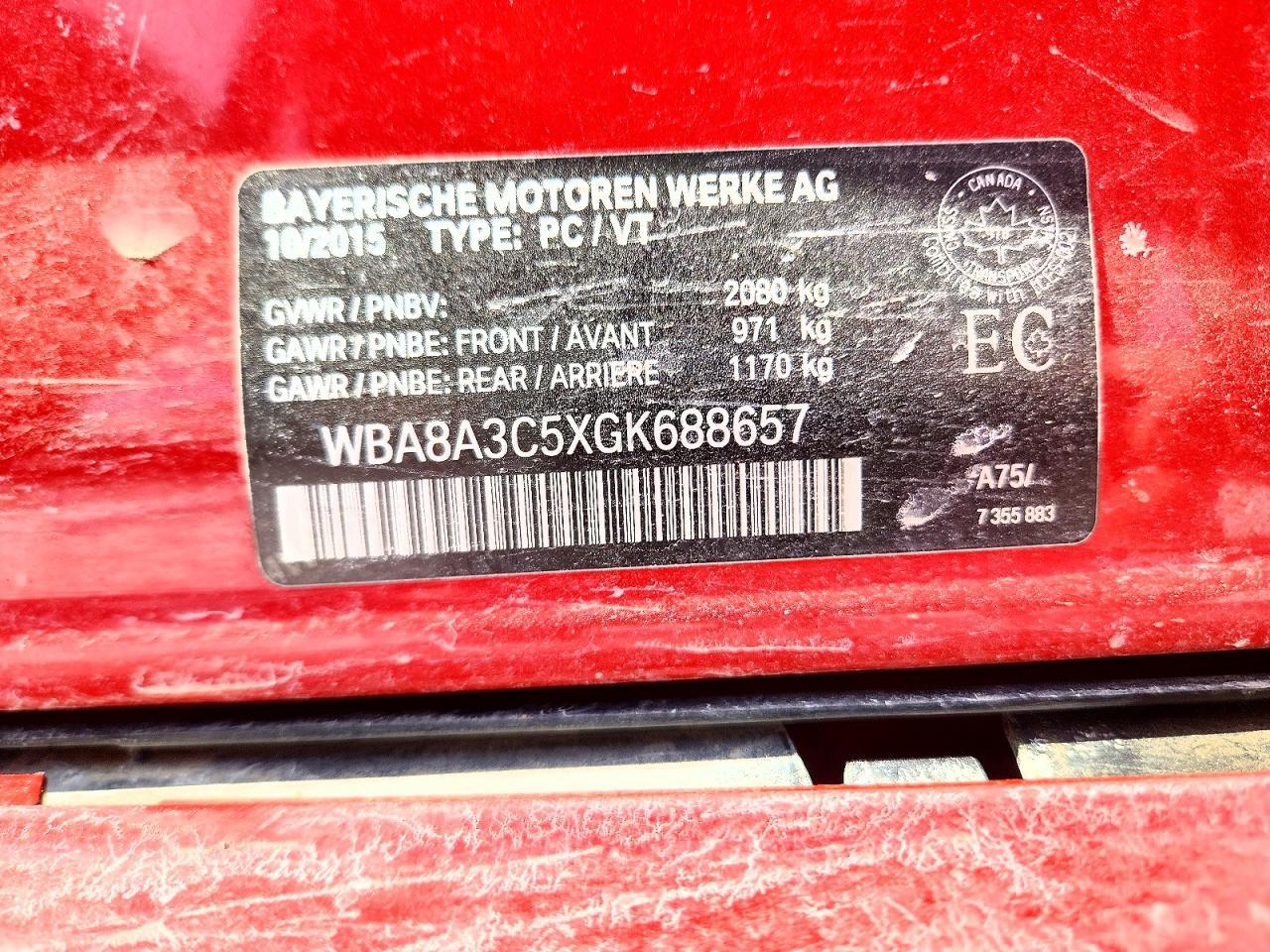 2016 BMW 320 Xi - zdjęcie 12