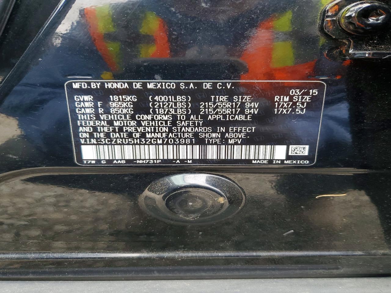 2016 Honda Hr-V Lx - zdjęcie 13