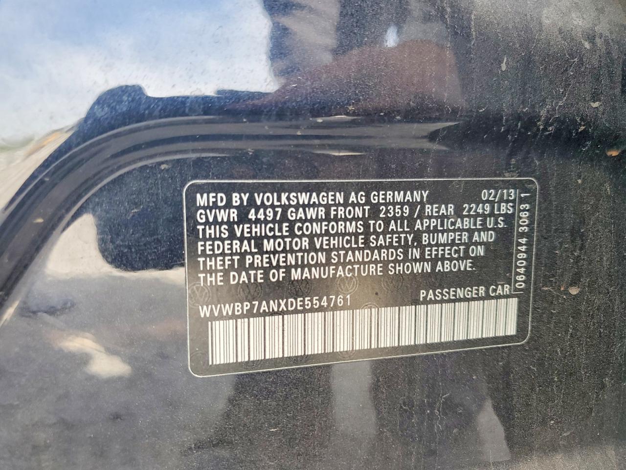 2013 Volkswagen Cc Sport - zdjęcie 13