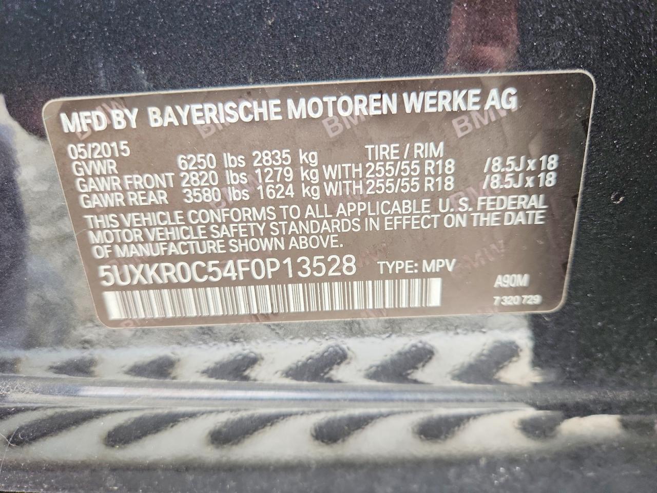 2015 BMW X5 xDrive35I - zdjęcie 12