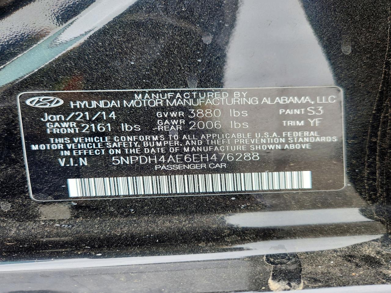2014 Hyundai Elantra Limited - zdjęcie 12