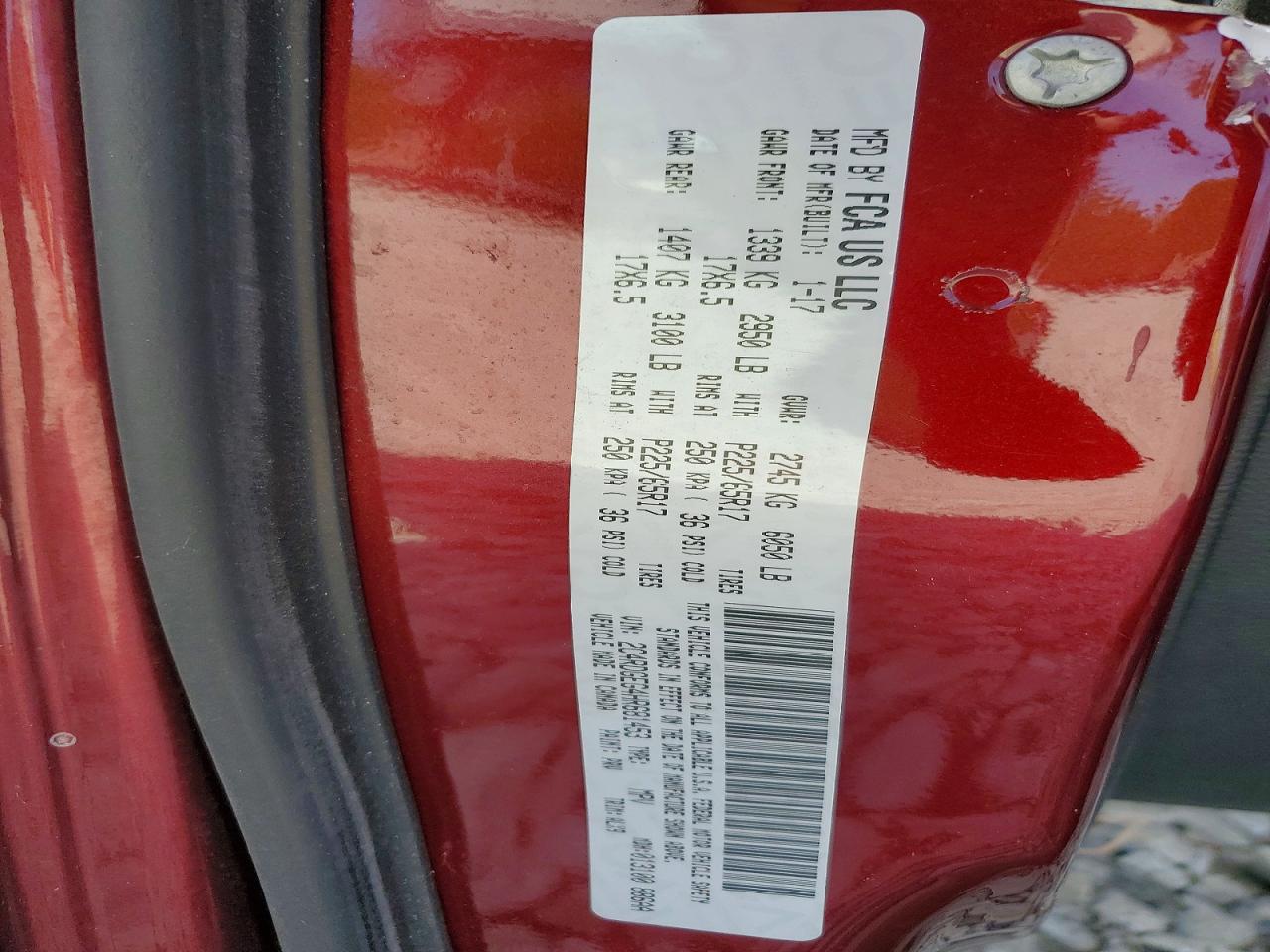 2017 Dodge Grand Caravan Gt - zdjęcie 13